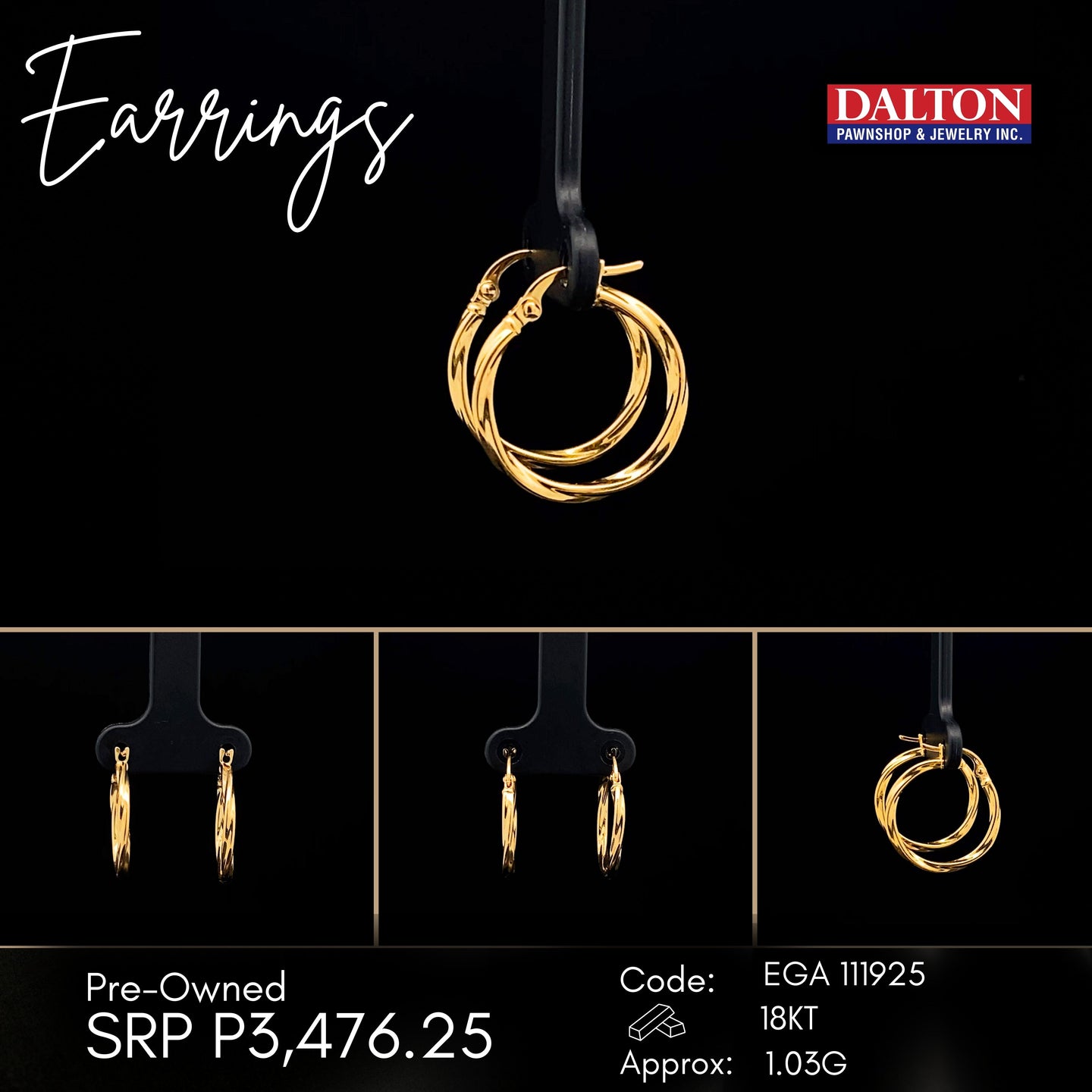 18KT EARRINGS